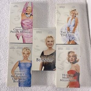 Vintage Marilyn Monroe Classic Movie Collection VHS